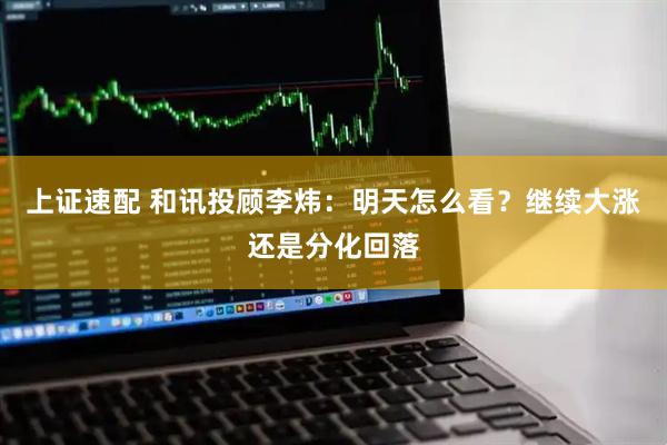 上证速配 和讯投顾李炜：明天怎么看？继续大涨还是分化回落
