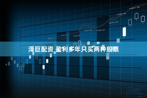 泽巨配资 盈利多年只买两种股票