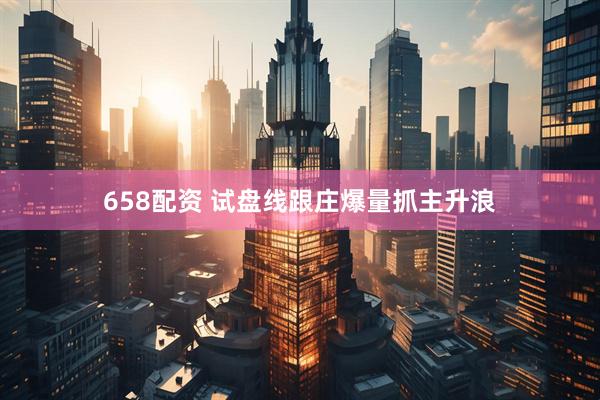 658配资 试盘线跟庄爆量抓主升浪